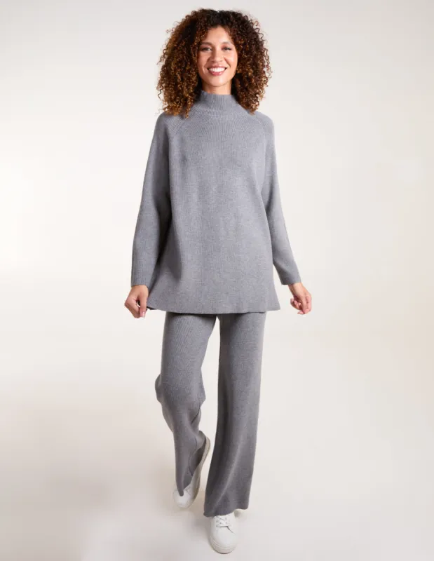 Ribbed High Neck Co-Ord Set sold by Blue Vanilla