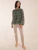 High Neck Baroque Blouse sold by Blue Vanilla