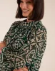 High Neck Baroque Blouse sold by Blue Vanilla