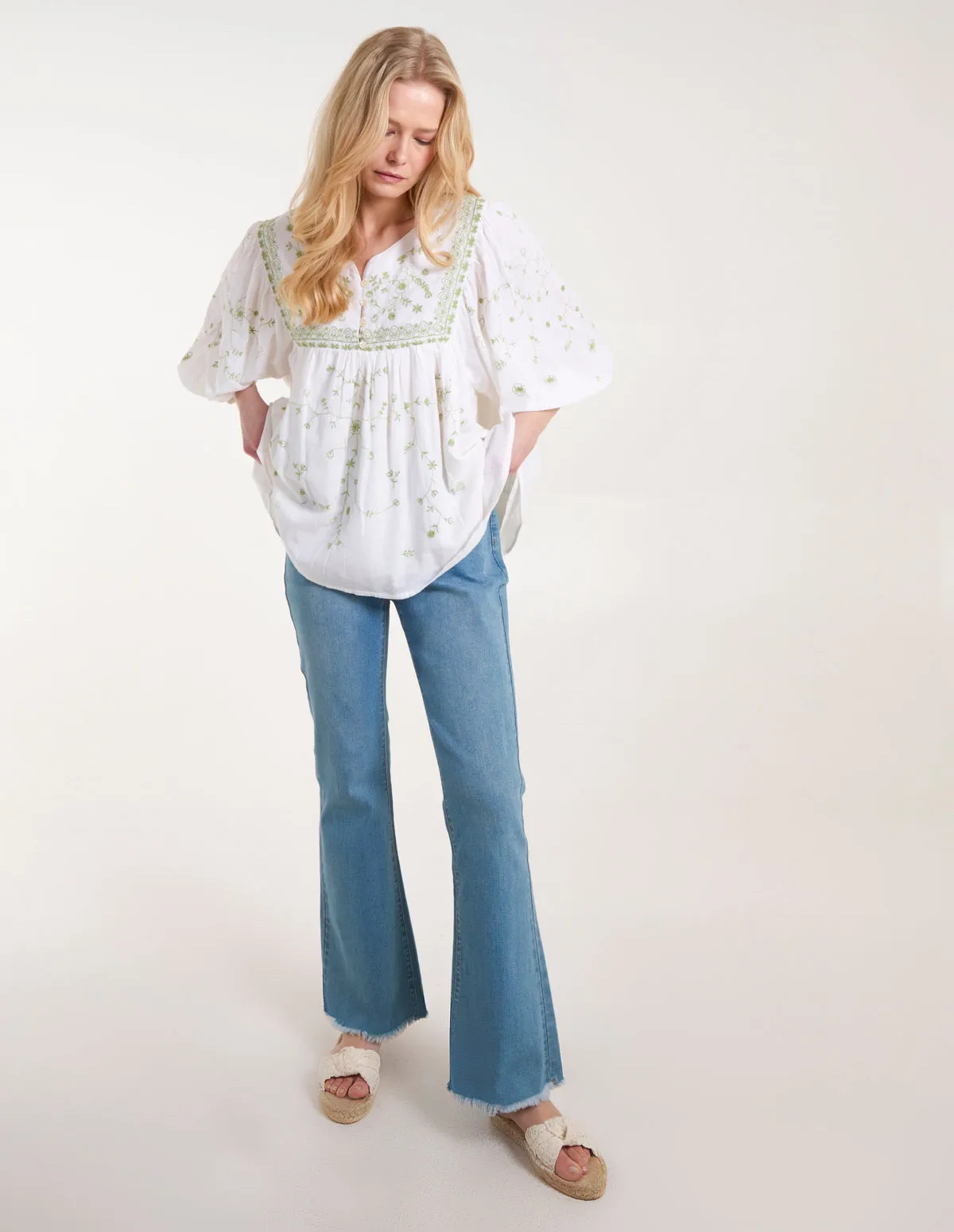 Embroidered All Over Blouse sold by Blue Vanilla product image thumbnail 3