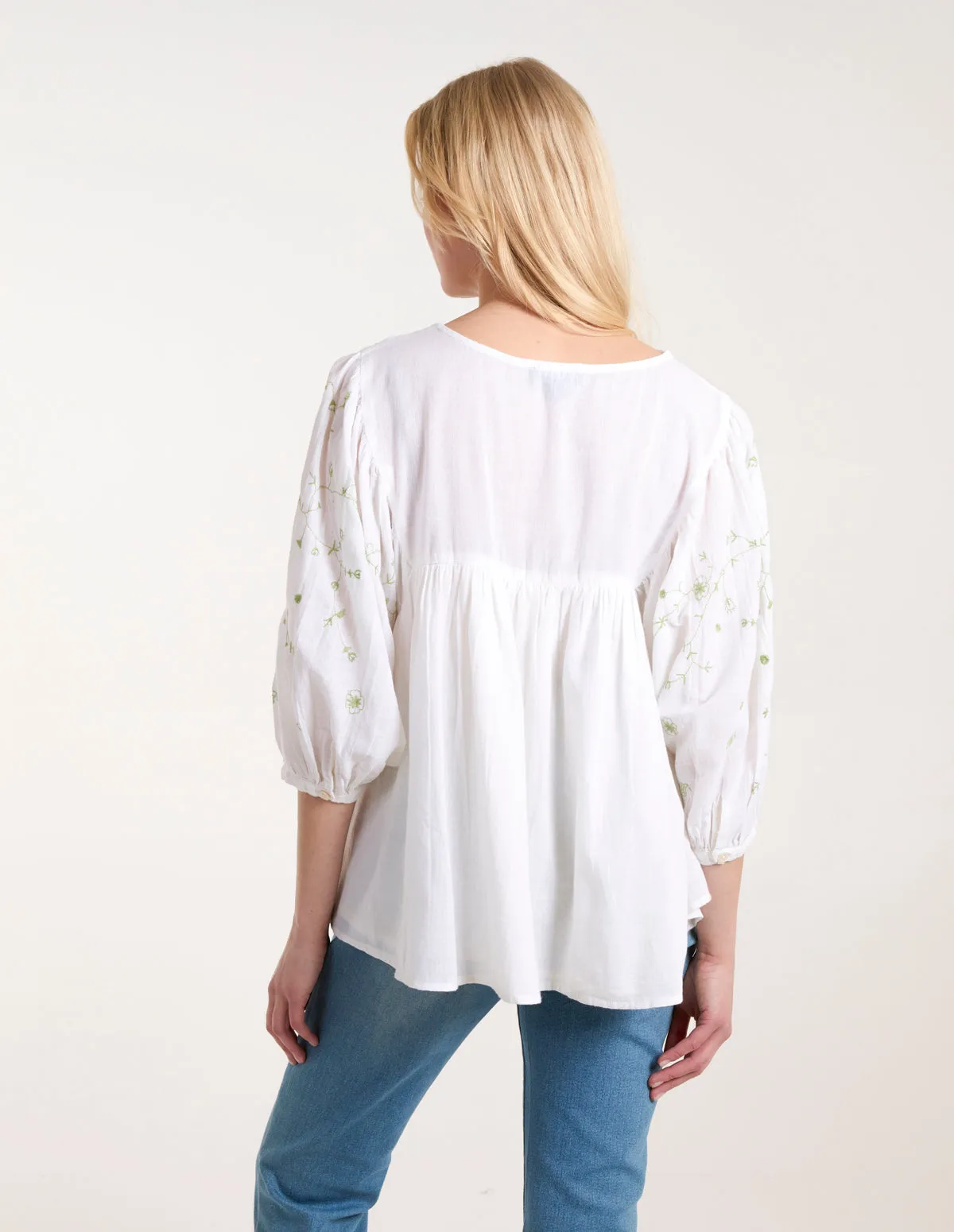 Embroidered All Over Blouse sold by Blue Vanilla product image thumbnail 4