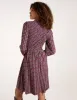 Shirred Bust Long Sleeve Mini Shirt Dress sold by Blue Vanilla