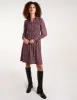 Shirred Bust Long Sleeve Mini Shirt Dress sold by Blue Vanilla