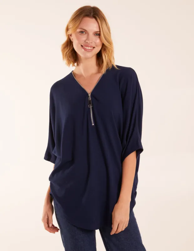 Zip Front Top sold by Blue Vanilla