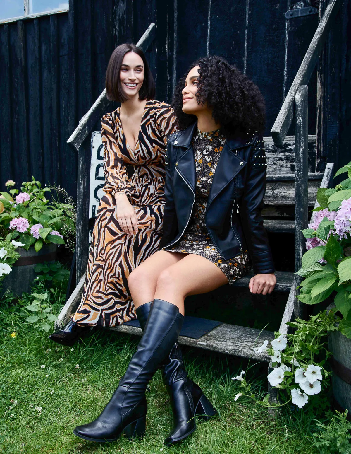 PU Leather Studded Biker Jacket sold by Blue Vanilla