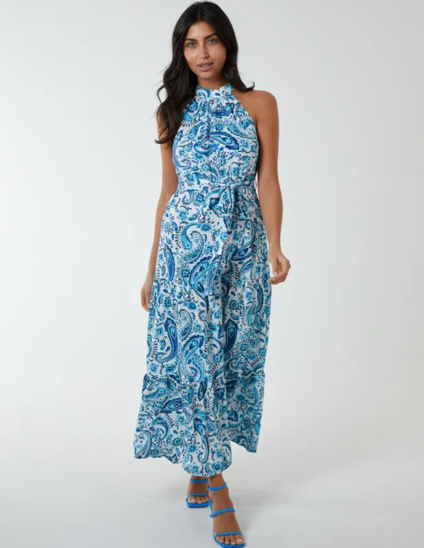 Halter Neck Midi Dress sold by Blue Vanilla