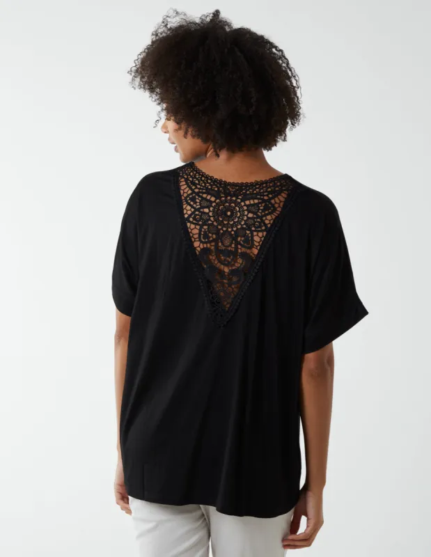Butterfly Lace Back Top sold by Blue Vanilla