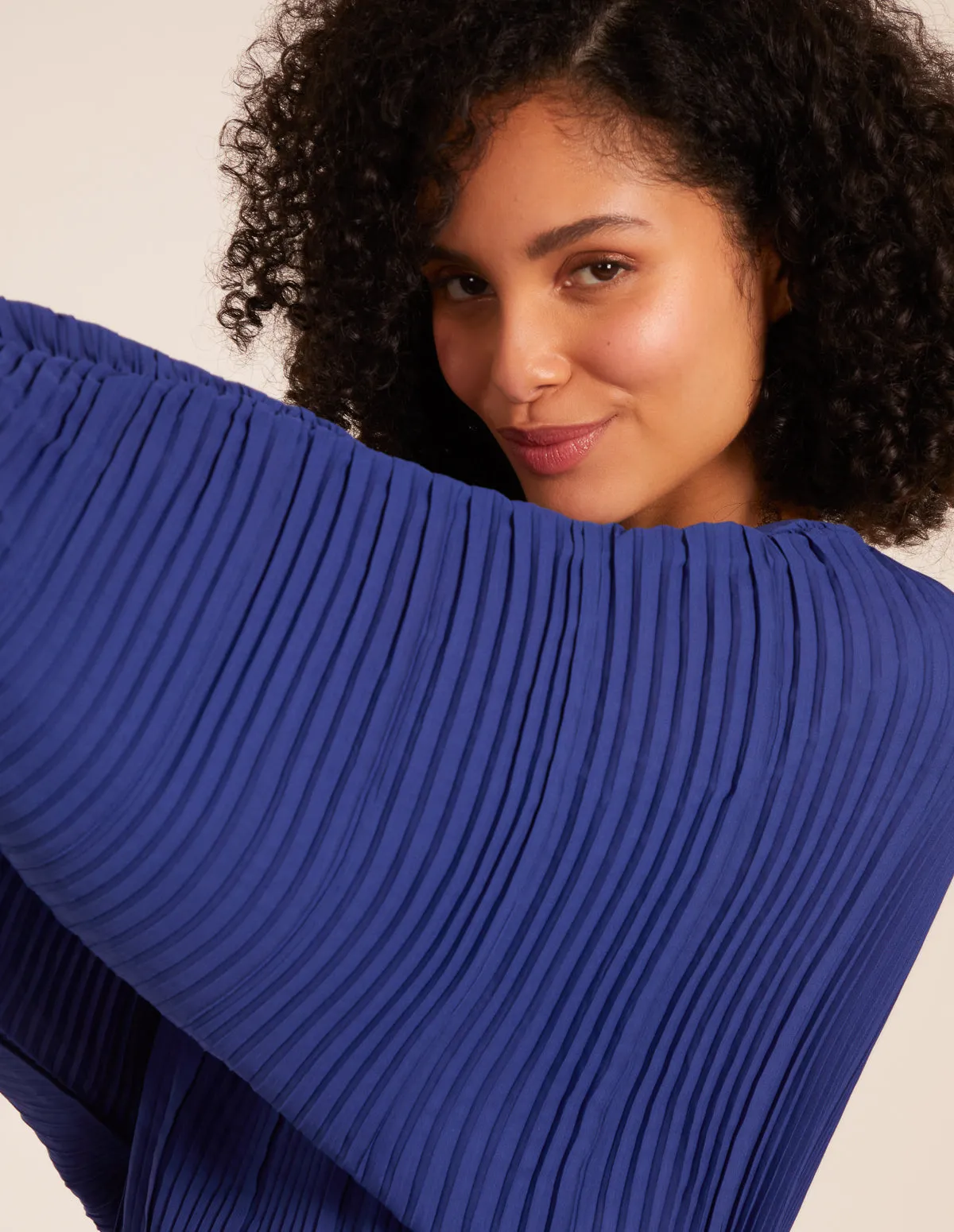 Long Sleeve Pleated Top sold by Blue Vanilla product image thumbnail 3