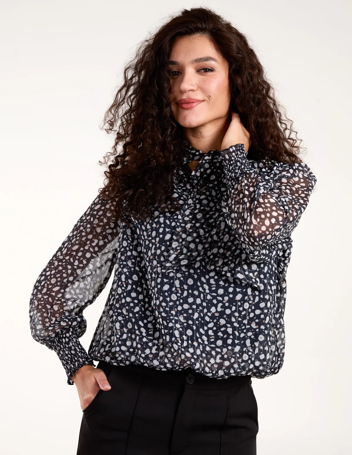 Pussy Bow Blouse sold by Blue Vanilla