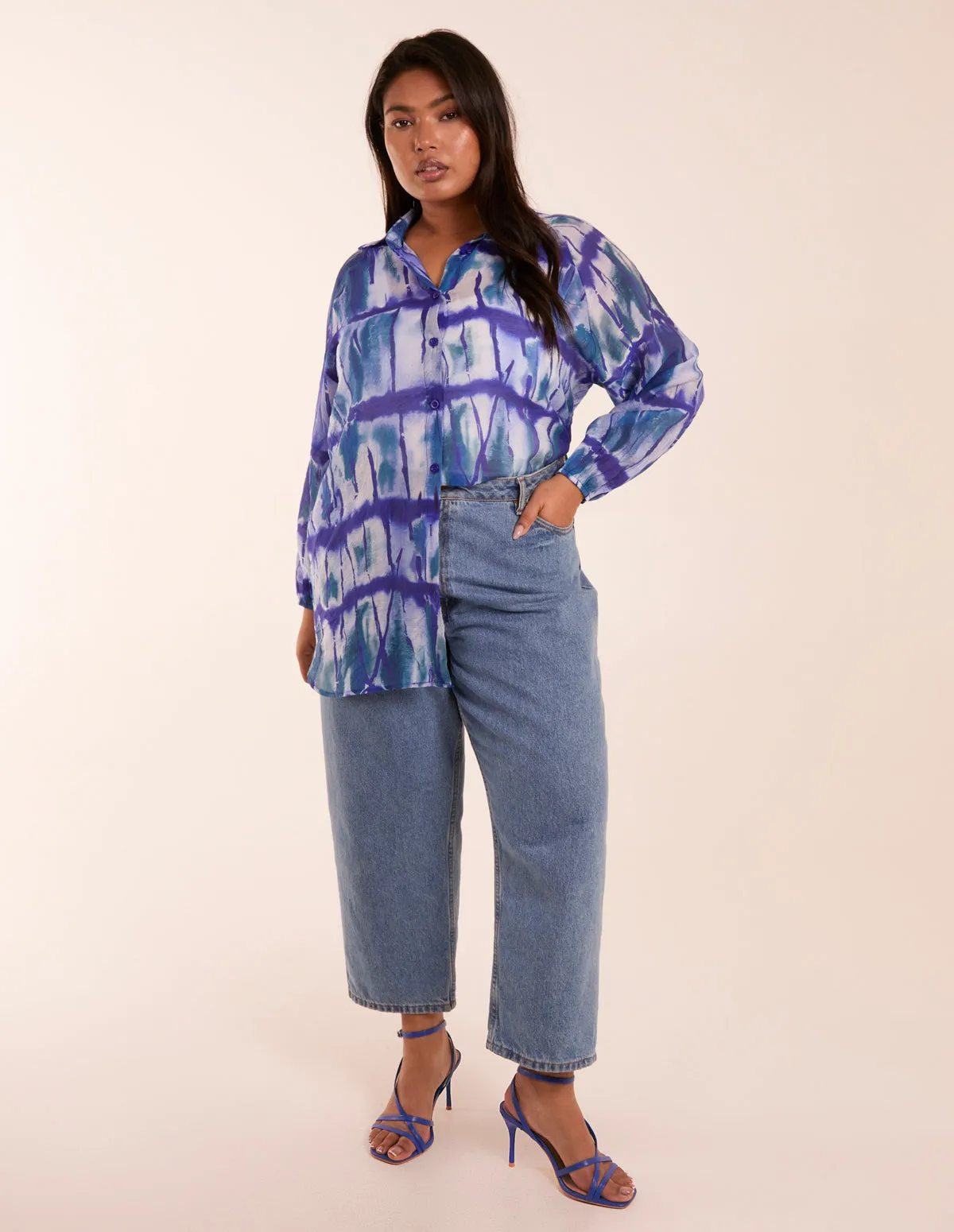 Curve Tie Dye Shirt sold by Blue Vanilla product image thumbnail 4