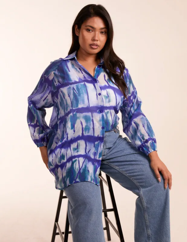 Curve Tie Dye Shirt sold by Blue Vanilla
