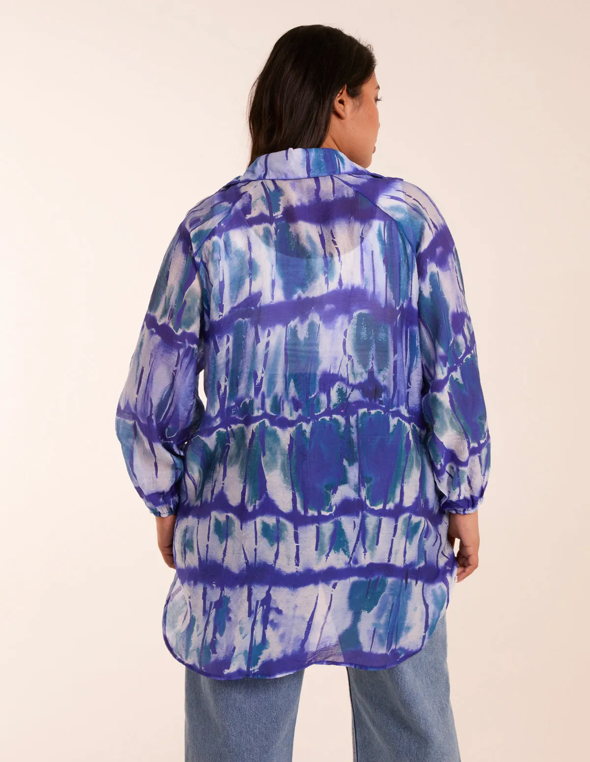 Curve Tie Dye Shirt sold by Blue Vanilla product image thumbnail 5