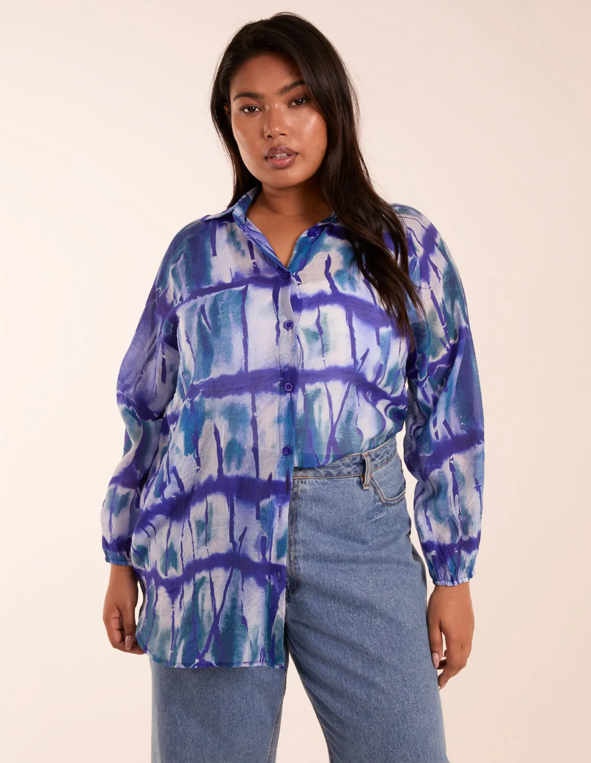 Curve Tie Dye Shirt sold by Blue Vanilla product image thumbnail 2