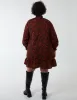 Curve Abstract Print High Neck Mini Smock Dress sold by Blue Vanilla