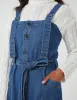 Button Front Pocket Denim Midi Dress sold by Blue Vanilla