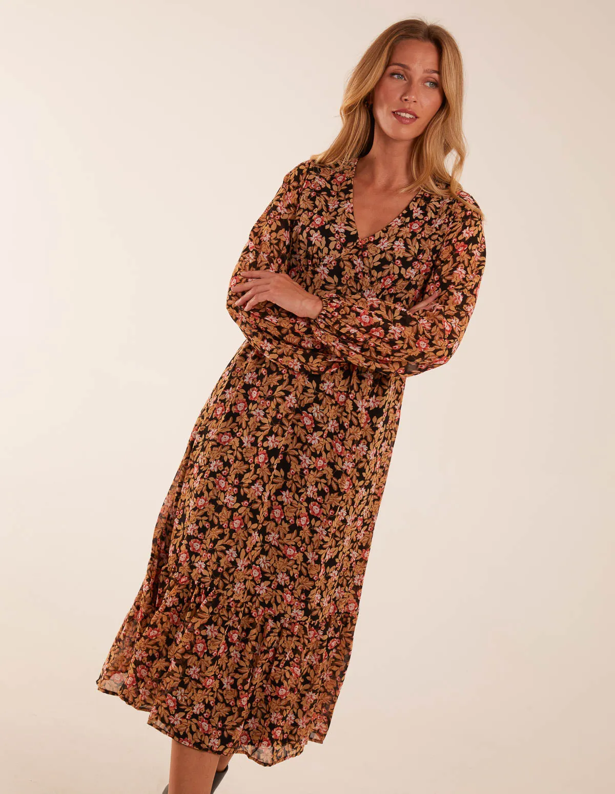 Button Through Midi Dress sold by Blue Vanilla product image thumbnail 3
