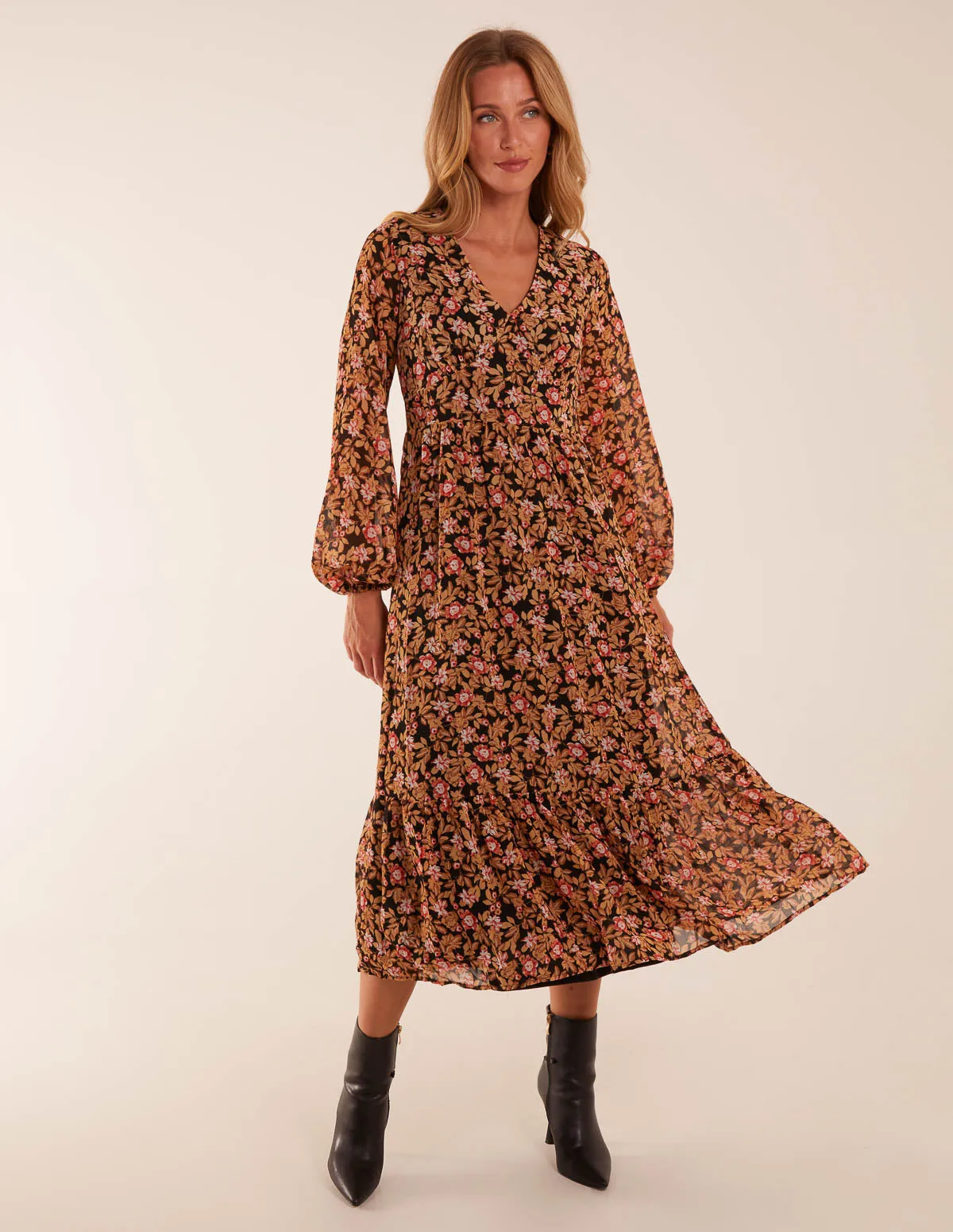 Button Through Midi Dress sold by Blue Vanilla