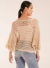 Round Neck Crochet Net Top sold by Blue Vanilla