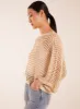 Round Neck Crochet Net Top sold by Blue Vanilla