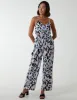 Leopard Belted Jumpsuit sold by Blue Vanilla