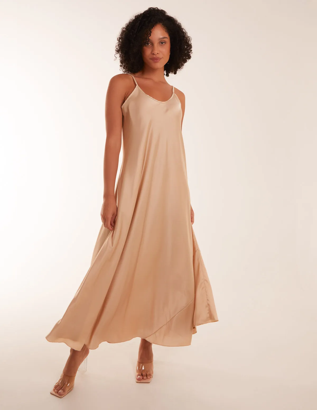 Satin Cami Maxi Dress sold by Blue Vanilla product image thumbnail 2