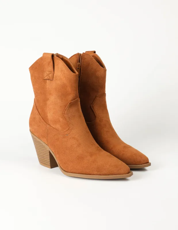 Suede Western Cowboy Boots sold by Blue Vanilla