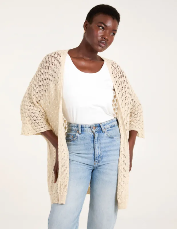 Crochet Cardigan sold by Blue Vanilla
