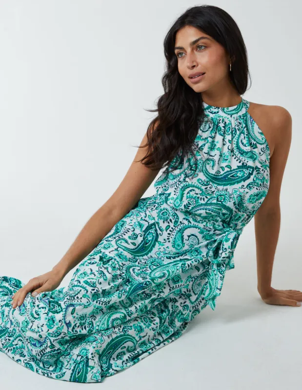 Halter Neck Midi Dress sold by Blue Vanilla