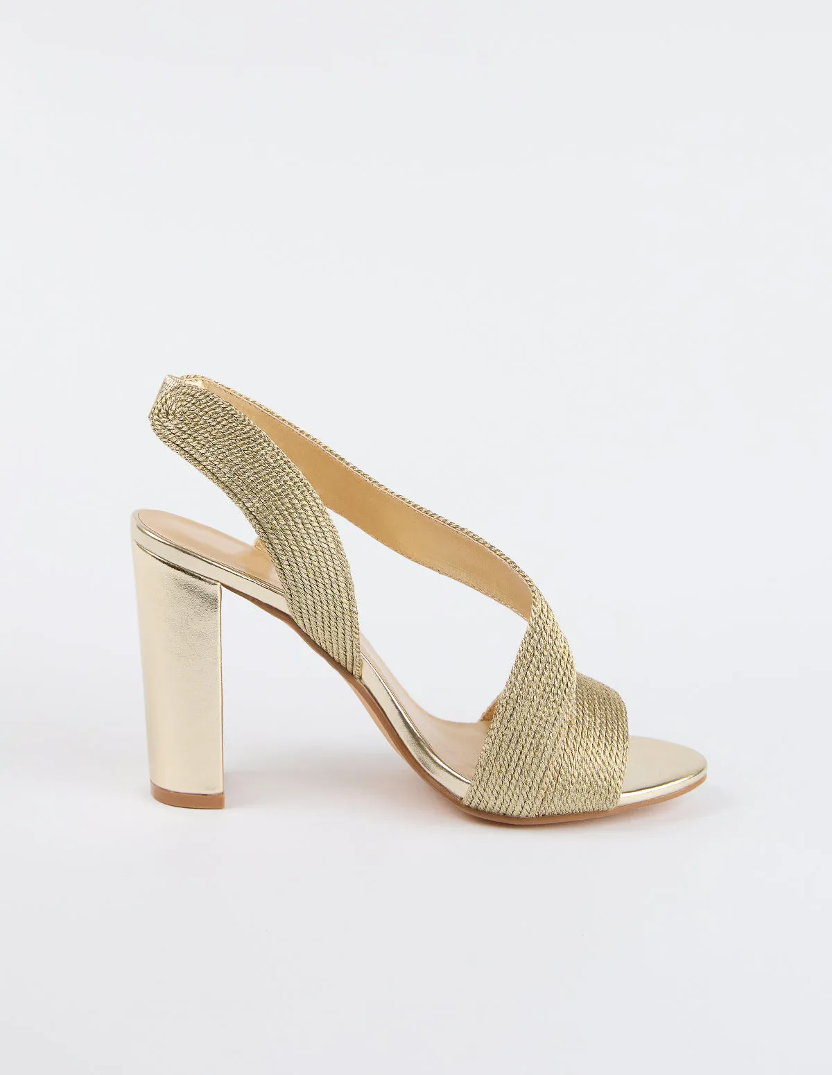 Metallic Rope Heeled Shoe sold by Blue Vanilla product image thumbnail 2