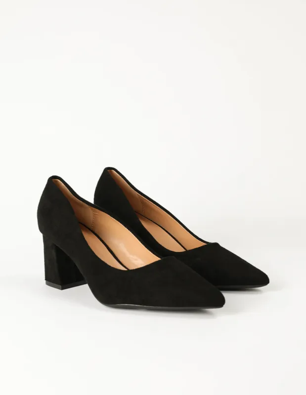 Pointed Suedette Heels made by Blue Vanilla