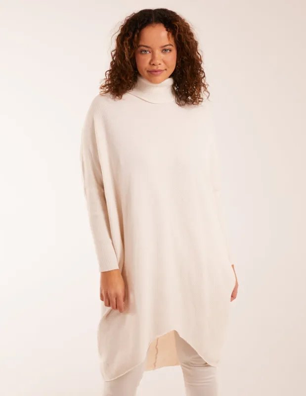 V Hem Longline Jumper sold by Blue Vanilla