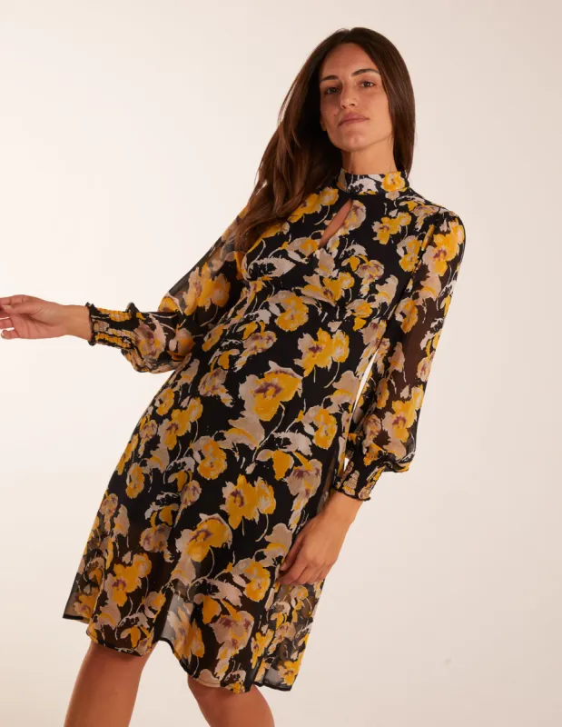 Keyhole High Neck Dress sold by Blue Vanilla