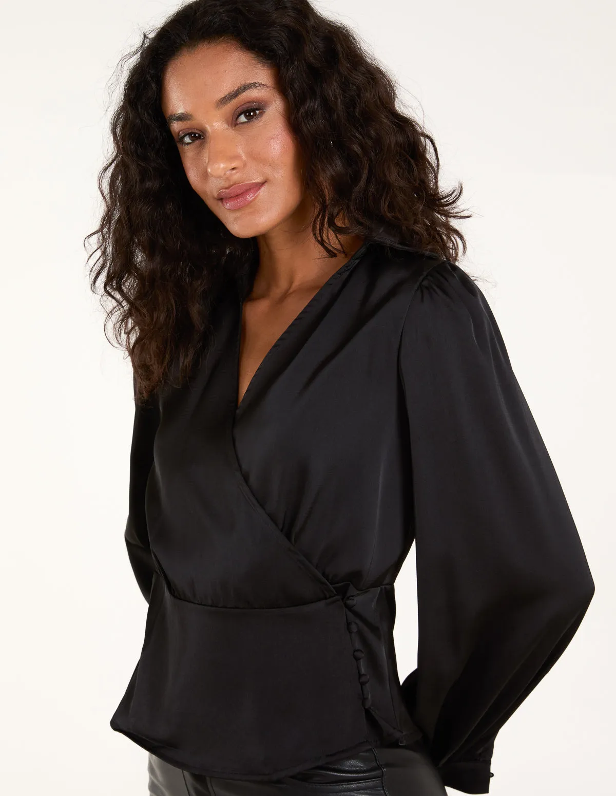 Wrap Shirt Top sold by Blue Vanilla