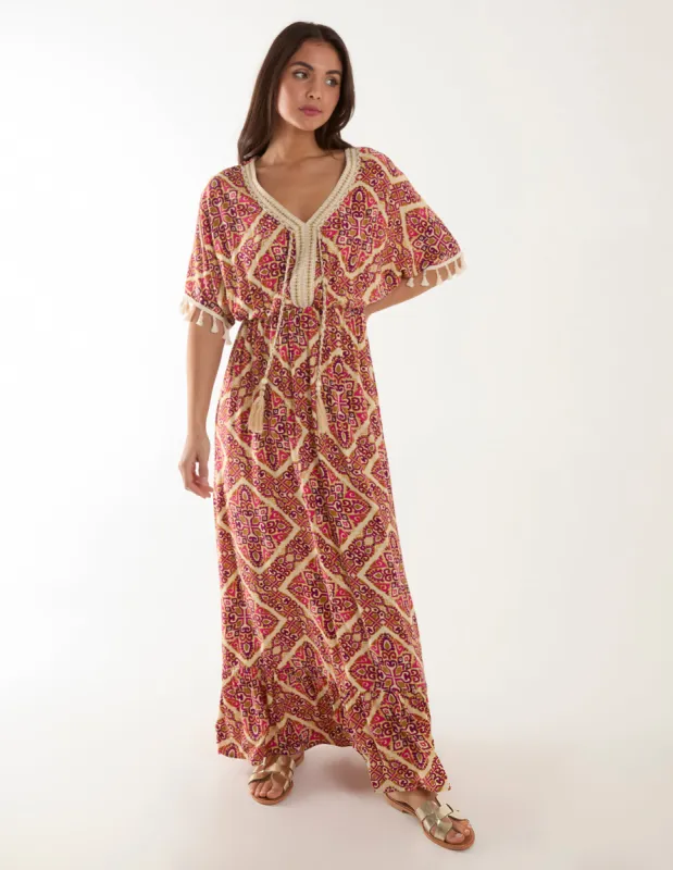 Embellished Trim Maxi Dress sold by Blue Vanilla