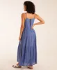 Drawstring Tier Maxi Dress sold by Blue Vanilla