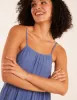 Drawstring Tier Maxi Dress sold by Blue Vanilla