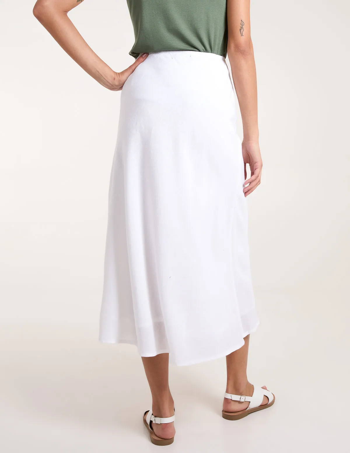 Bias Cut Midi Skirt sold by Blue Vanilla product image thumbnail 4