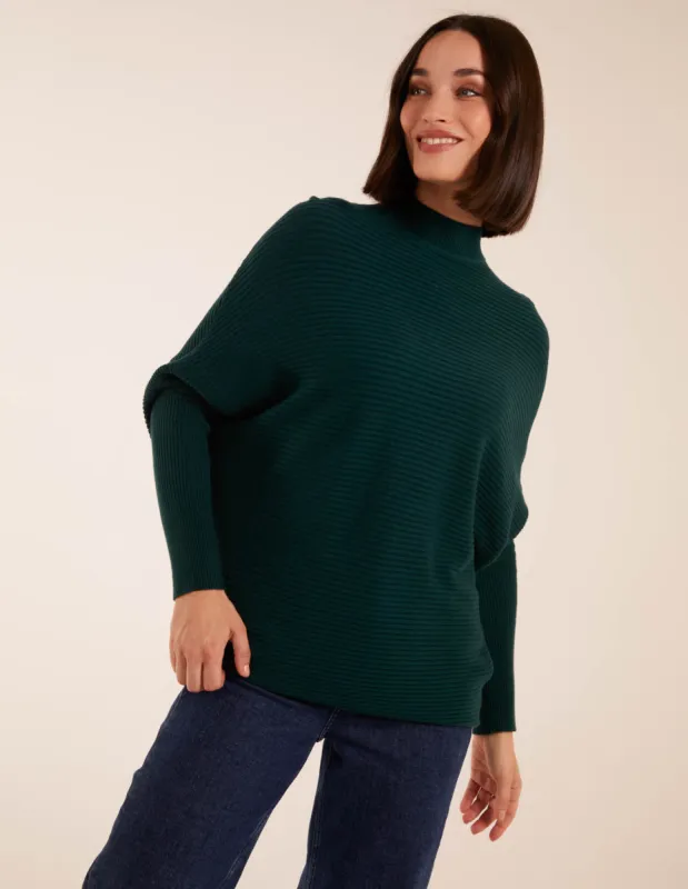 Ribbed Batwing Jumper sold by Blue Vanilla
