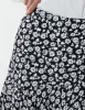 Floral Print Asymmetric Midi Skirt sold by Blue Vanilla