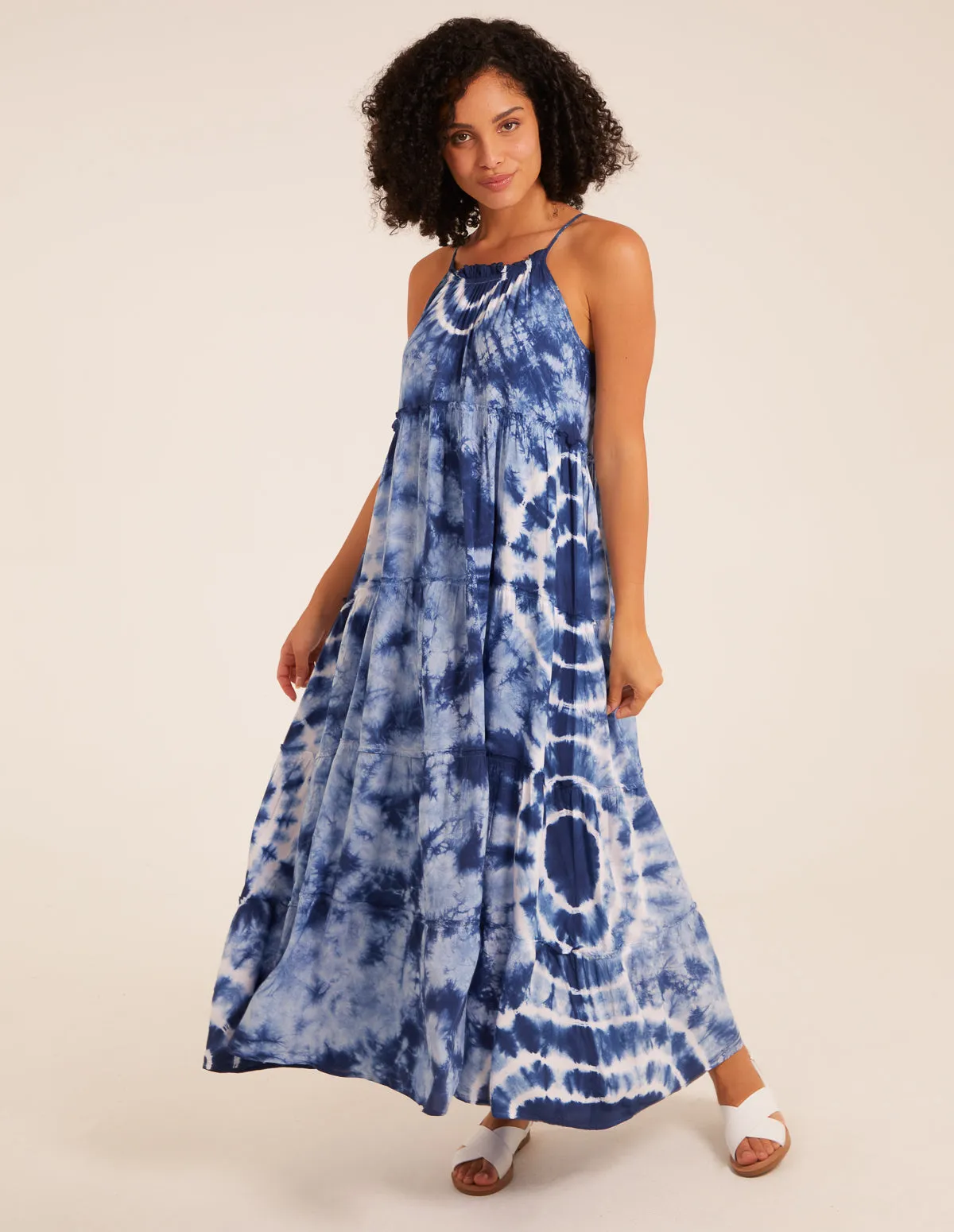 Strappy Tie Dye Cami Maxi Dress sold by Blue Vanilla