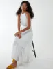 Drawstring Maxi Halter Neck Maxi Dress sold by Blue Vanilla