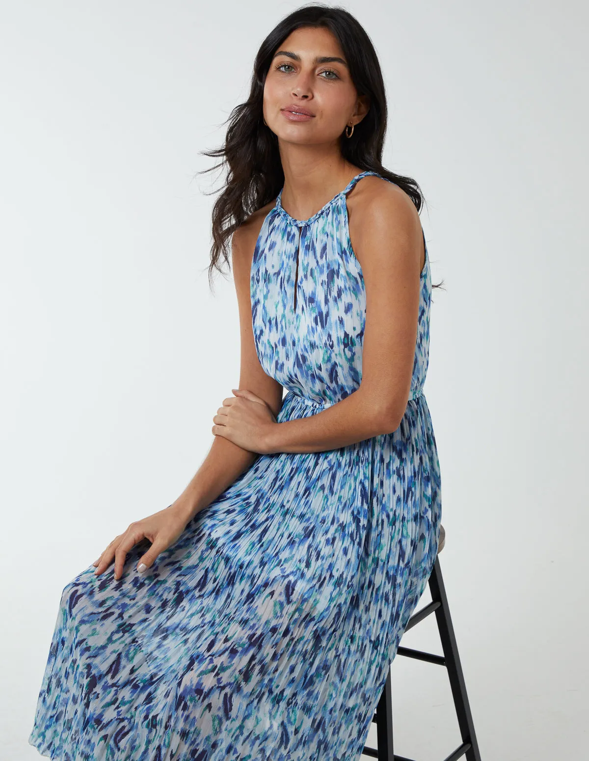 Halter Neck Midi Dress sold by Blue Vanilla product image thumbnail 4