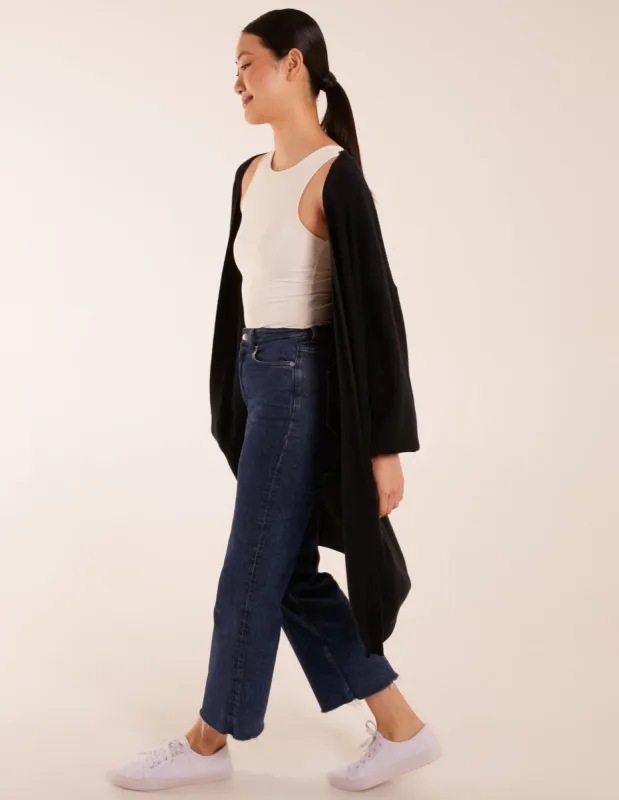 Ribbed Longline Cardigan sold by Blue Vanilla