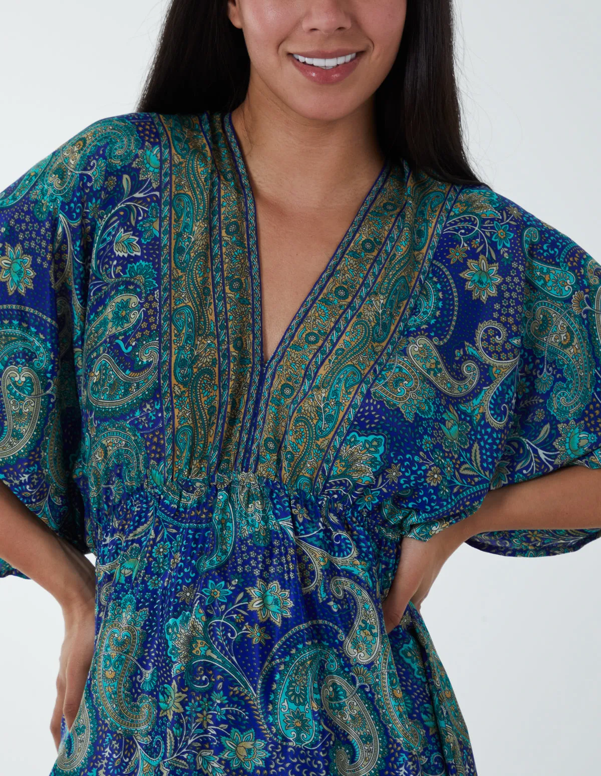 Kimono Sleeve Midi Dress sold by Blue Vanilla product image thumbnail 2