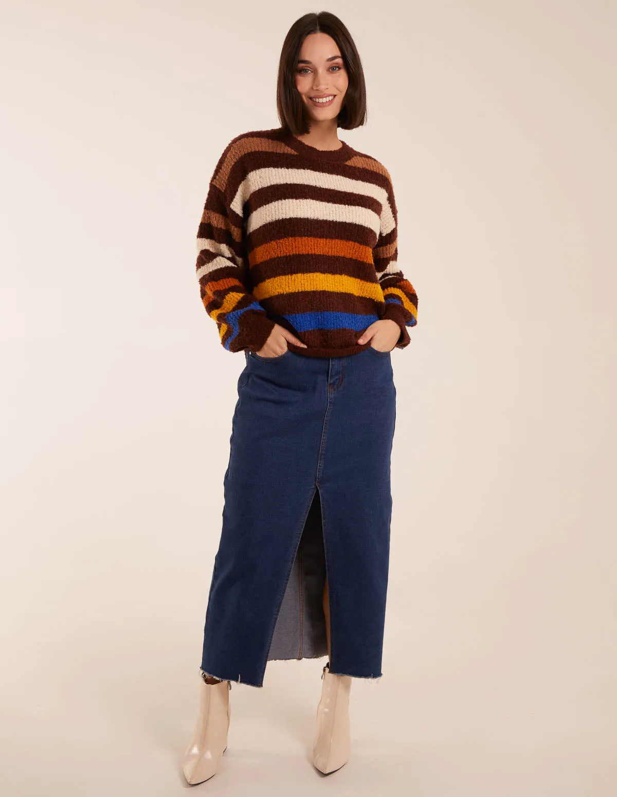 Soft Touch Stripe Jumper sold by Blue Vanilla product image thumbnail 2