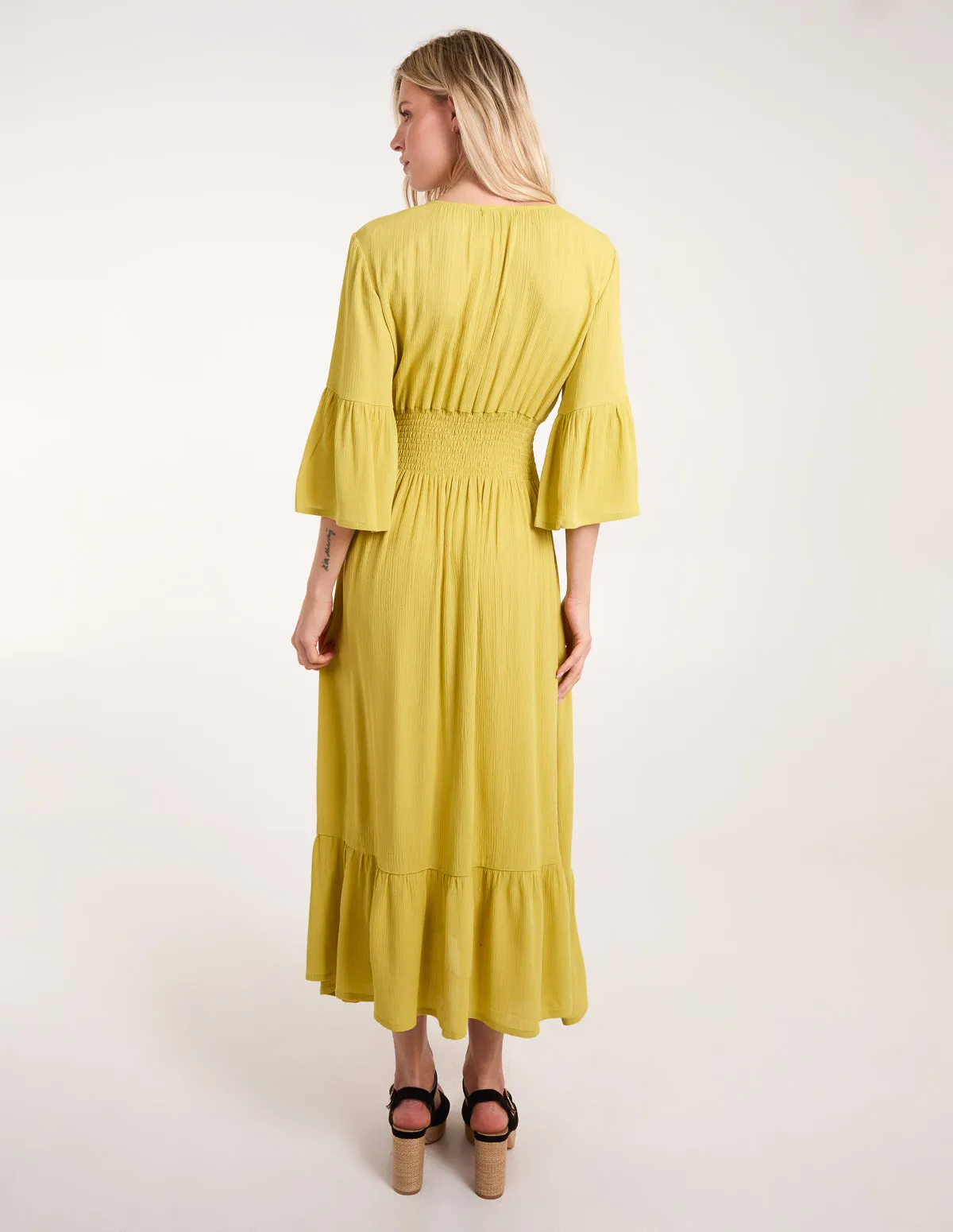 Shirred Empire Bust Dress sold by Blue Vanilla product image thumbnail 5