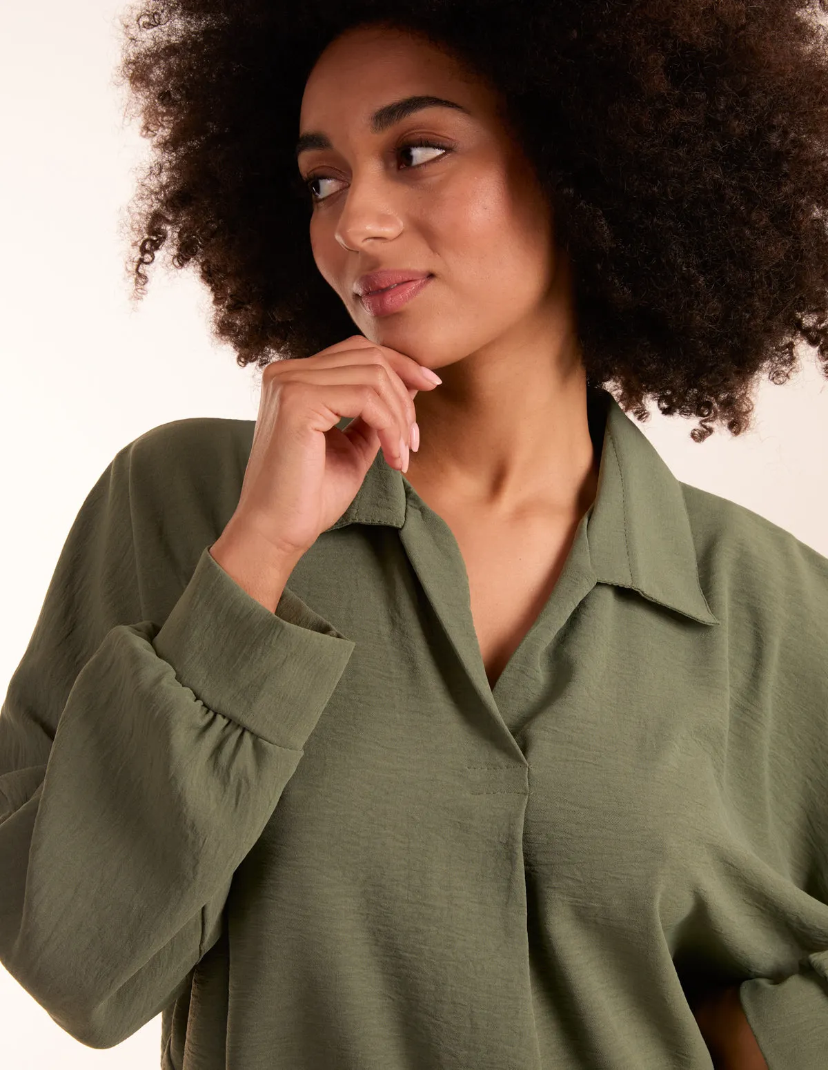 Open Collar Blouse sold by Blue Vanilla product image thumbnail 3