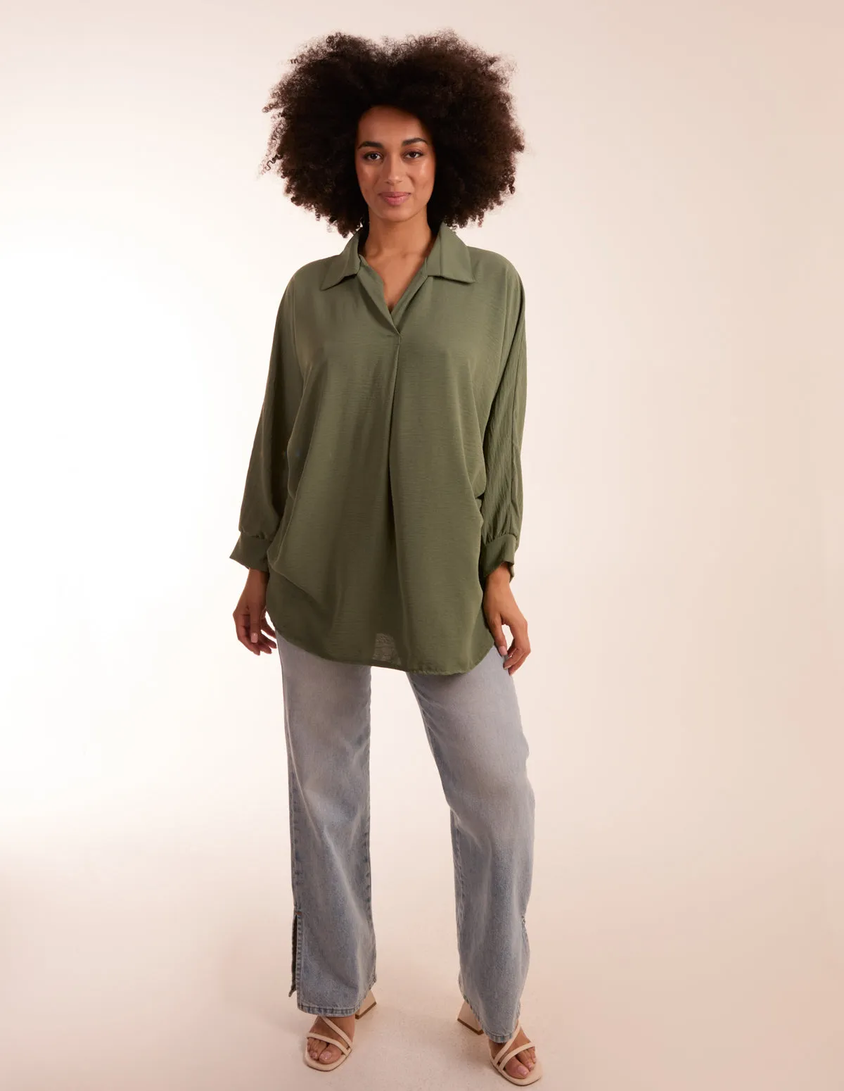 Open Collar Blouse sold by Blue Vanilla product image thumbnail 2