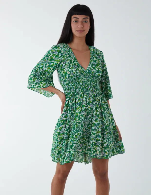 Shirred Bust Dress sold by Blue Vanilla