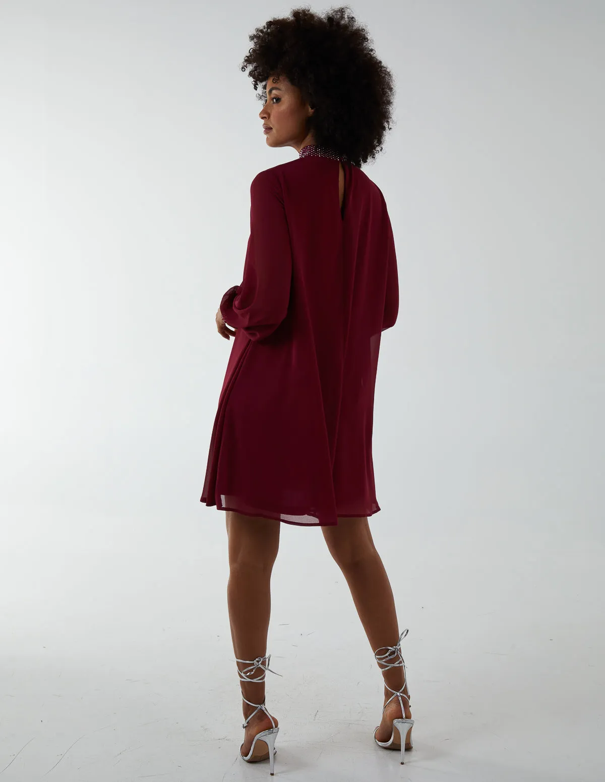 Shift Diamante Collar Midi Dress sold by Blue Vanilla product image thumbnail 5